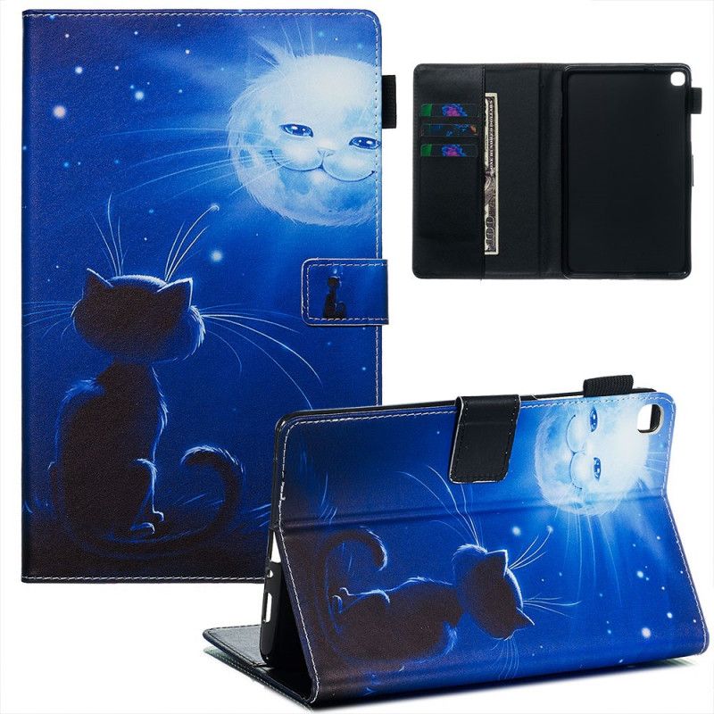 Kotelot Samsung Galaxy Tab A 8" (2019) Kissa Ja Kuu Suojakuori