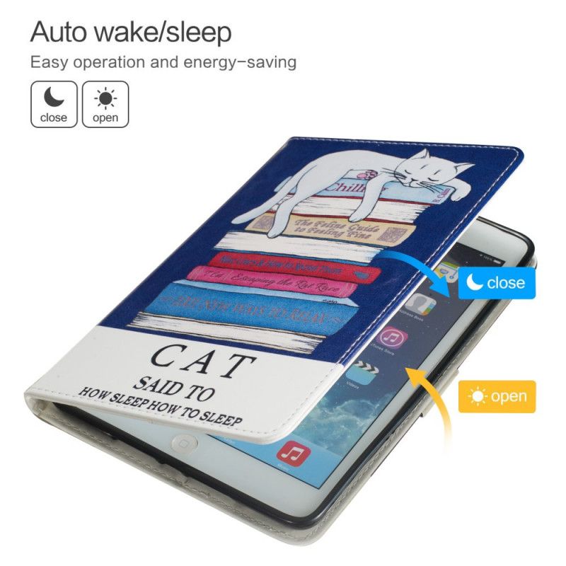 Kotelot Samsung Galaxy Tab A 8" (2019) Nukkuva Kissa Suojakuori