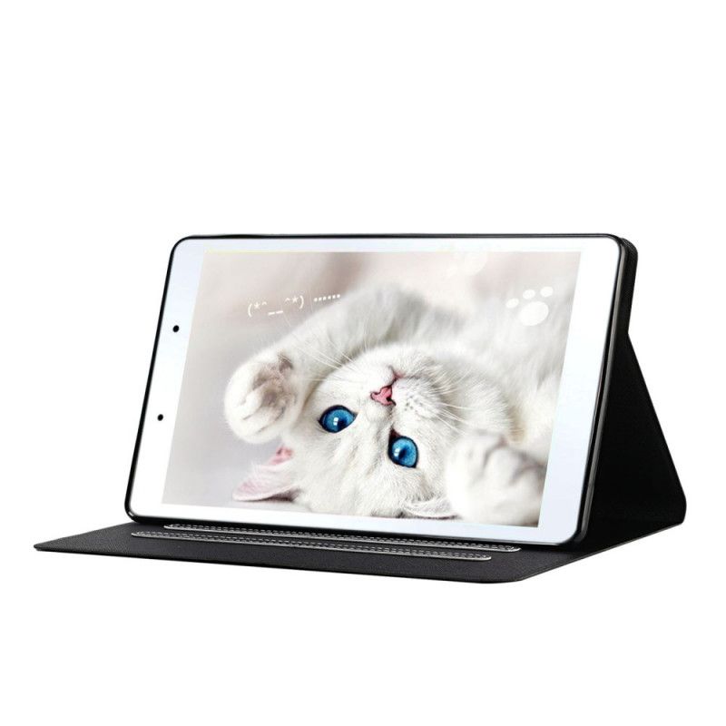 Kotelot Samsung Galaxy Tab A 8" (2019) Punainen Musta Yksinkertaistettu Rakoilla