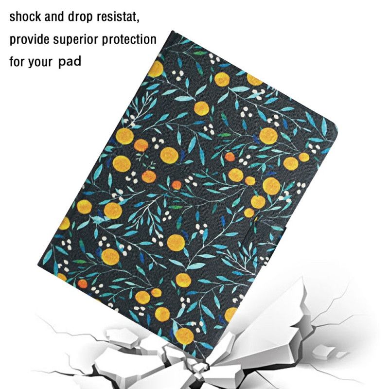 Kotelot Samsung Galaxy Tab A 8" (2019) Valkoinen Musta Kukkasarja