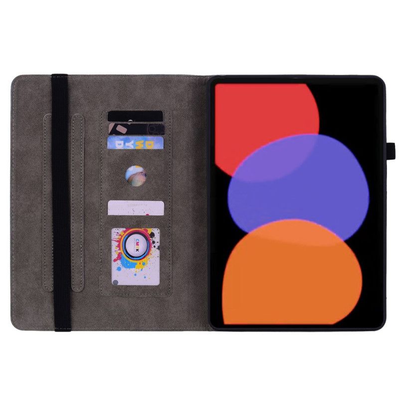 Kotelot Xiaomi Pad 6 Pro Vaaleanpunainen Nahkaefekti