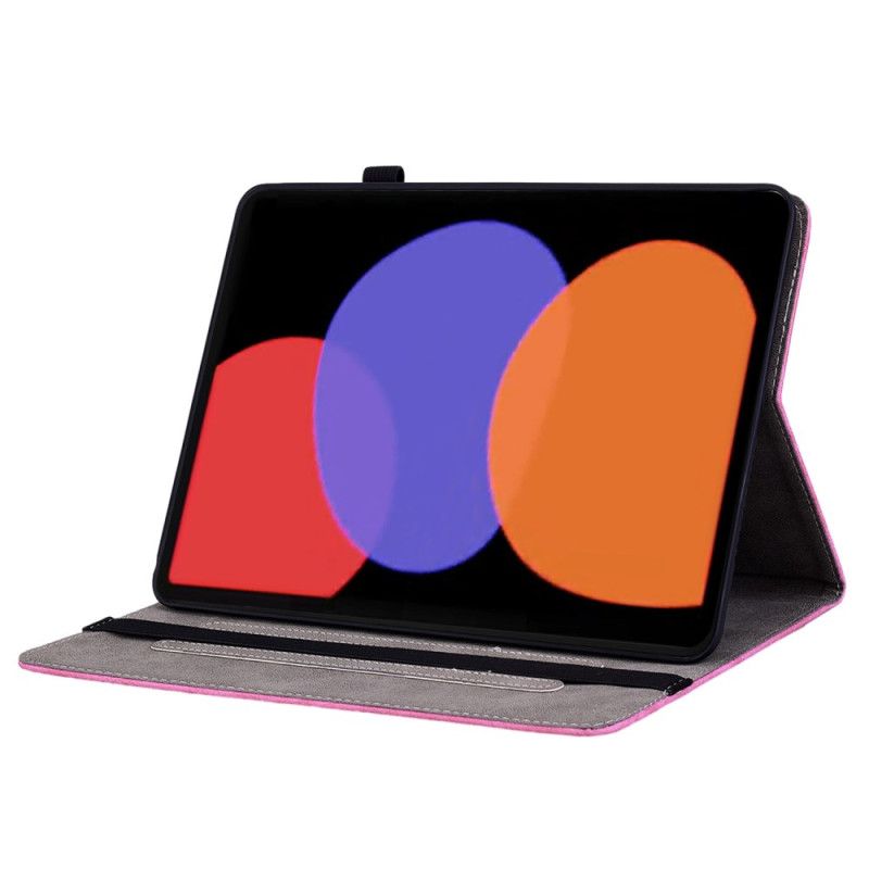 Kotelot Xiaomi Pad 6 Pro Vaaleanpunainen Nahkaefekti