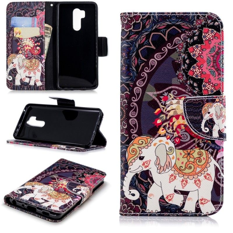 Kotelot LG G7 ThinQ Etninen Norsu Mandala Suojakuori