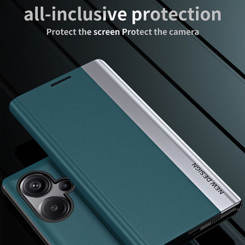 Nahkakotelo Xiaomi Redmi Note 13 Pro Plus 5g Uusi Muotoilu Suojakuori