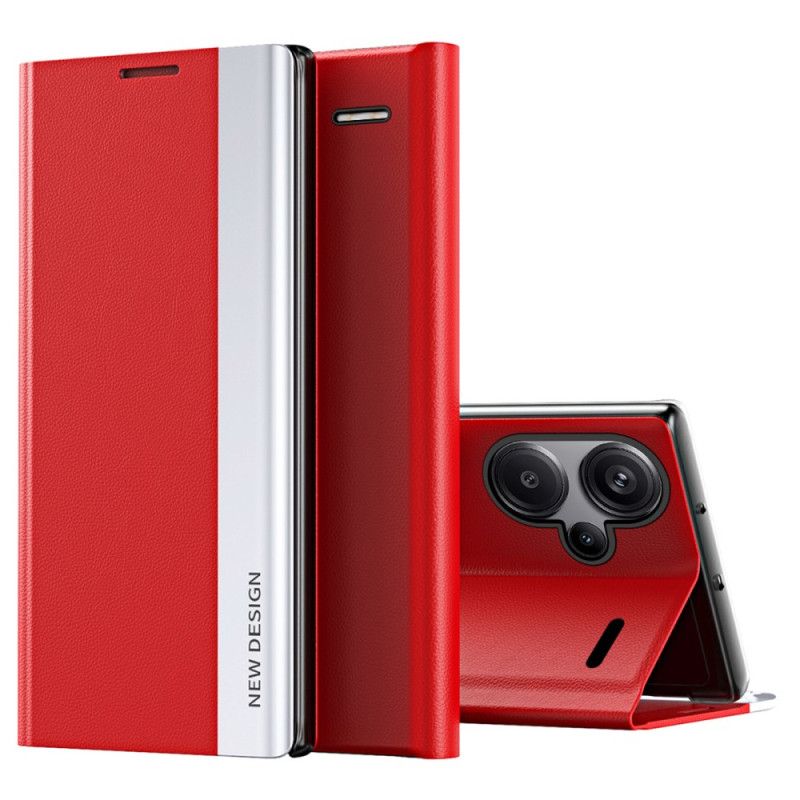 Nahkakotelo Xiaomi Redmi Note 13 Pro Plus 5g Uusi Muotoilu Suojakuori