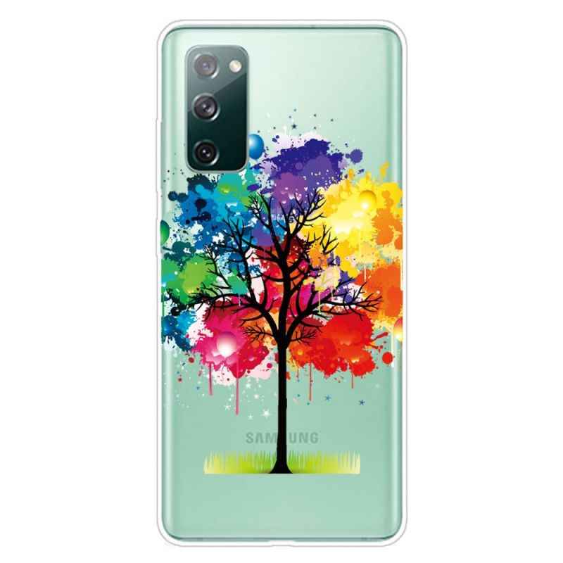 Case Kuoret Samsung Galaxy S20 FE Puhelinkuoret Läpinäkyvä Vesiväripuu