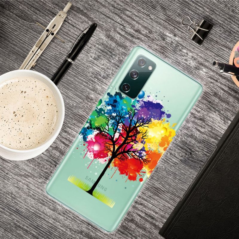 Case Kuoret Samsung Galaxy S20 FE Puhelinkuoret Läpinäkyvä Vesiväripuu