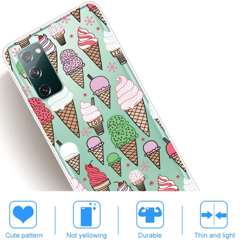 Kuori Samsung Galaxy S20 FE Kermajäätelö Suojakuori