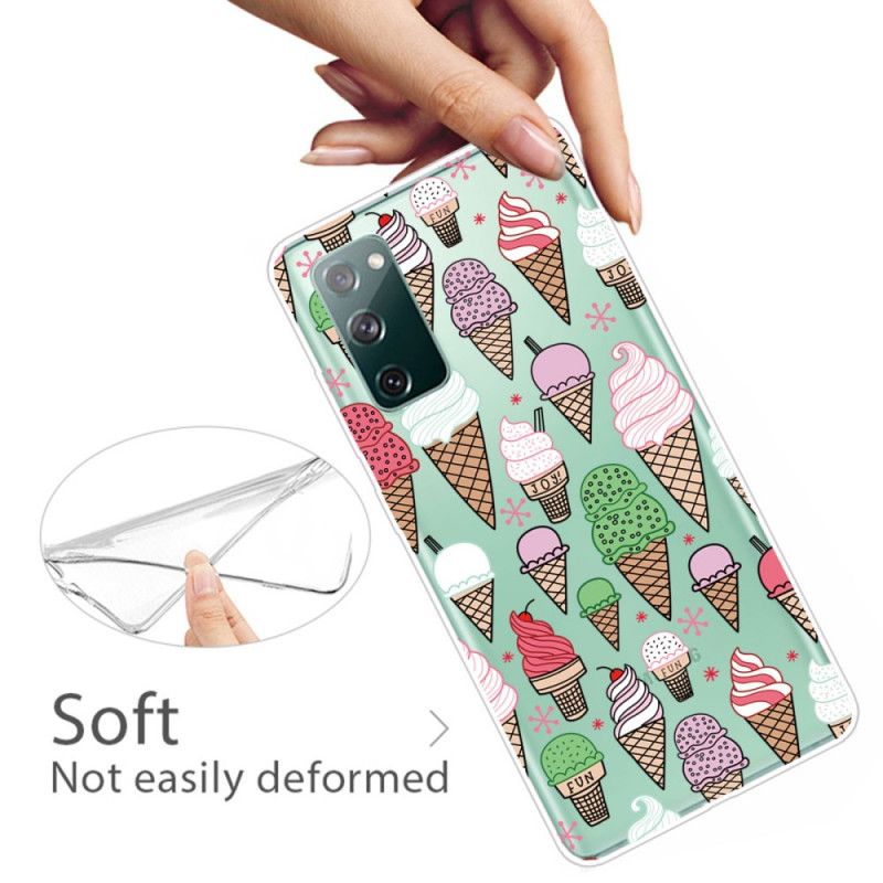 Kuori Samsung Galaxy S20 FE Kermajäätelö Suojakuori