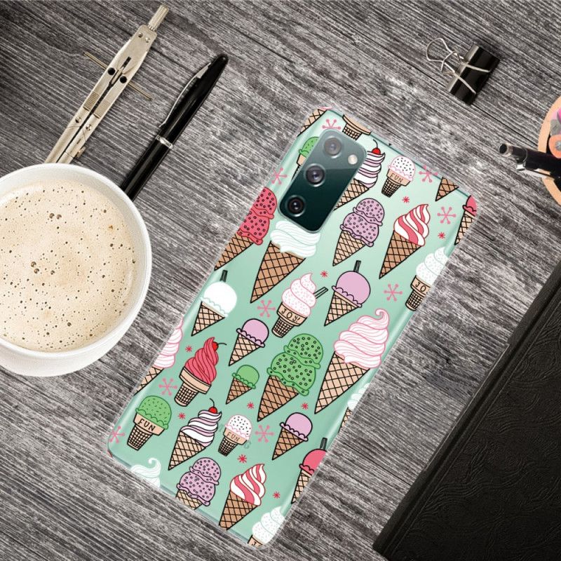 Kuori Samsung Galaxy S20 FE Kermajäätelö Suojakuori