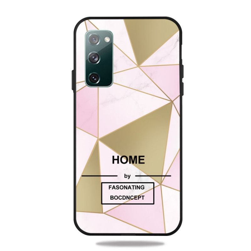 Kuori Samsung Galaxy S20 FE Vaaleanpunainen Valkoinen Graafinen Marmori
