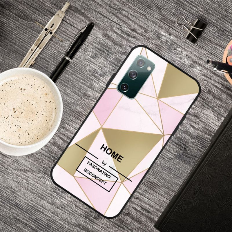 Kuori Samsung Galaxy S20 FE Vaaleanpunainen Valkoinen Graafinen Marmori