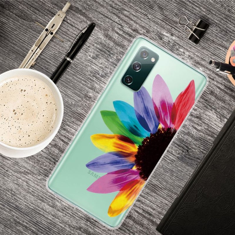 Kuori Samsung Galaxy S20 FE Värillinen Kukka Suojakuori