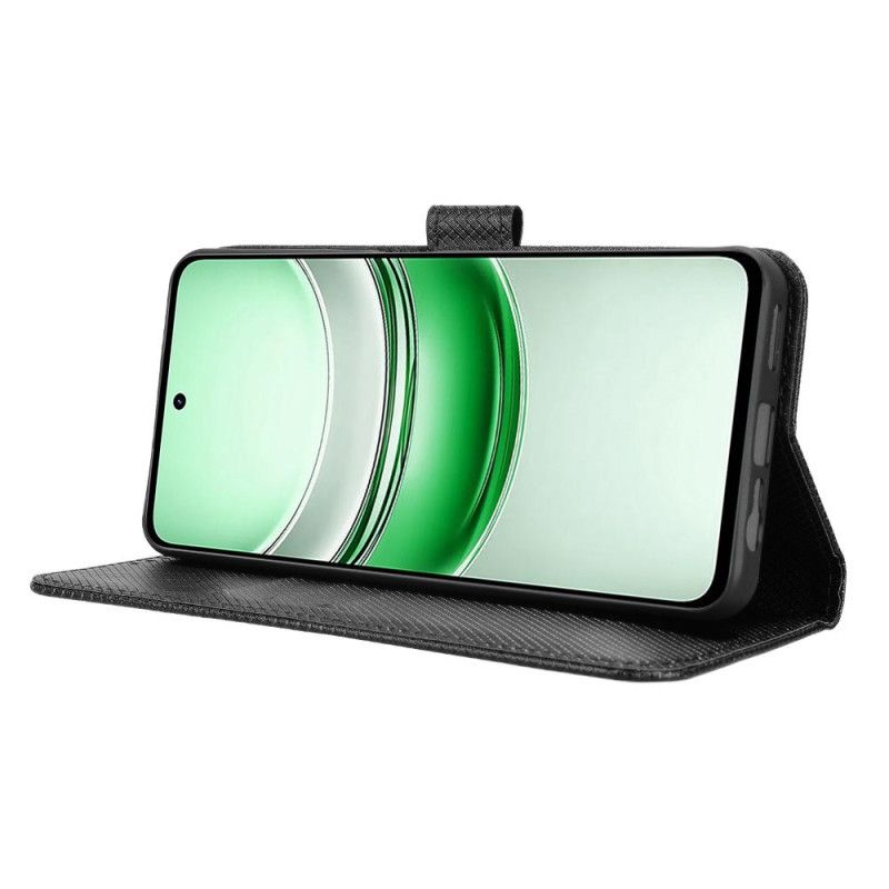 Lederhüllen Realme C71 Diamantstruktur