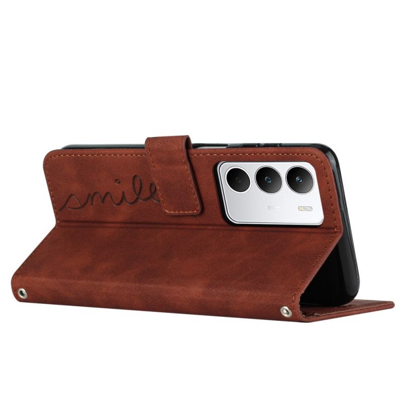 Lederhüllen Realme C71 Handyhülle Lächeln