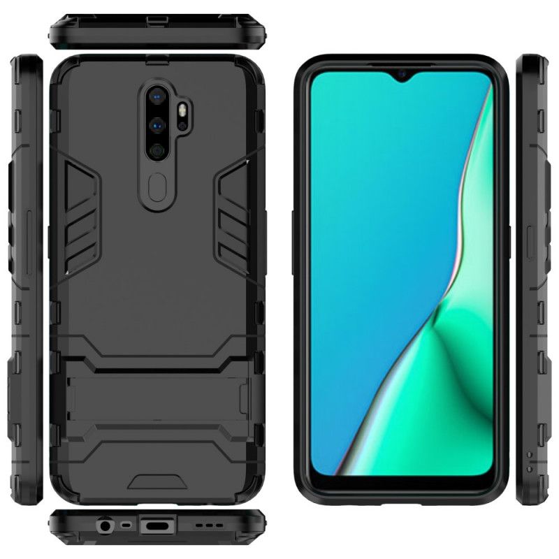 Kuori Oppo A9 2020 Punainen Musta Erittäin Kestävä Suojakuori