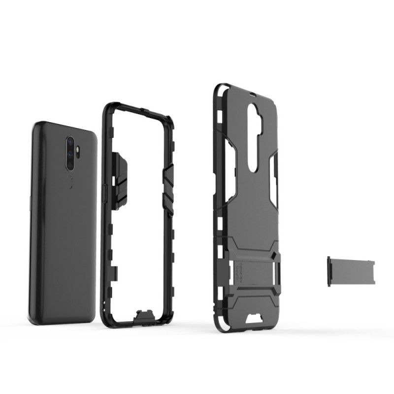 Kuori Oppo A9 2020 Punainen Musta Erittäin Kestävä Suojakuori