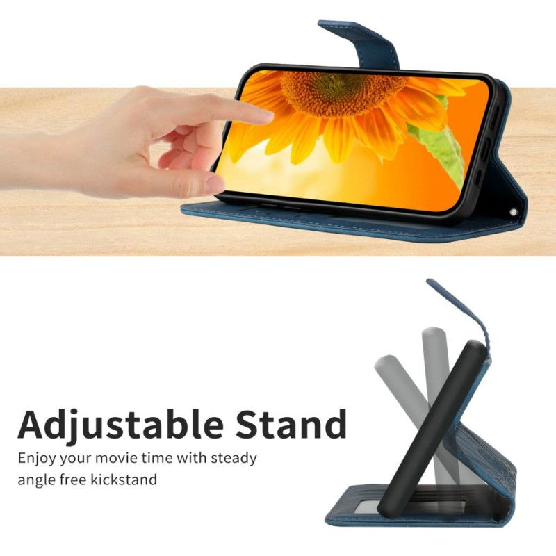 Kotelot Xiaomi 15 Ultra Auringonkukkakuvio Hihnalla Suojakuori