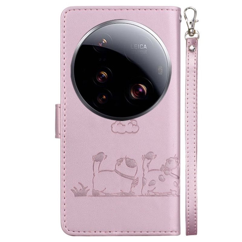 Kotelot Xiaomi 15 Ultra Rfid-suojattu Ja Kissanpentukuvioinen Suojakuori