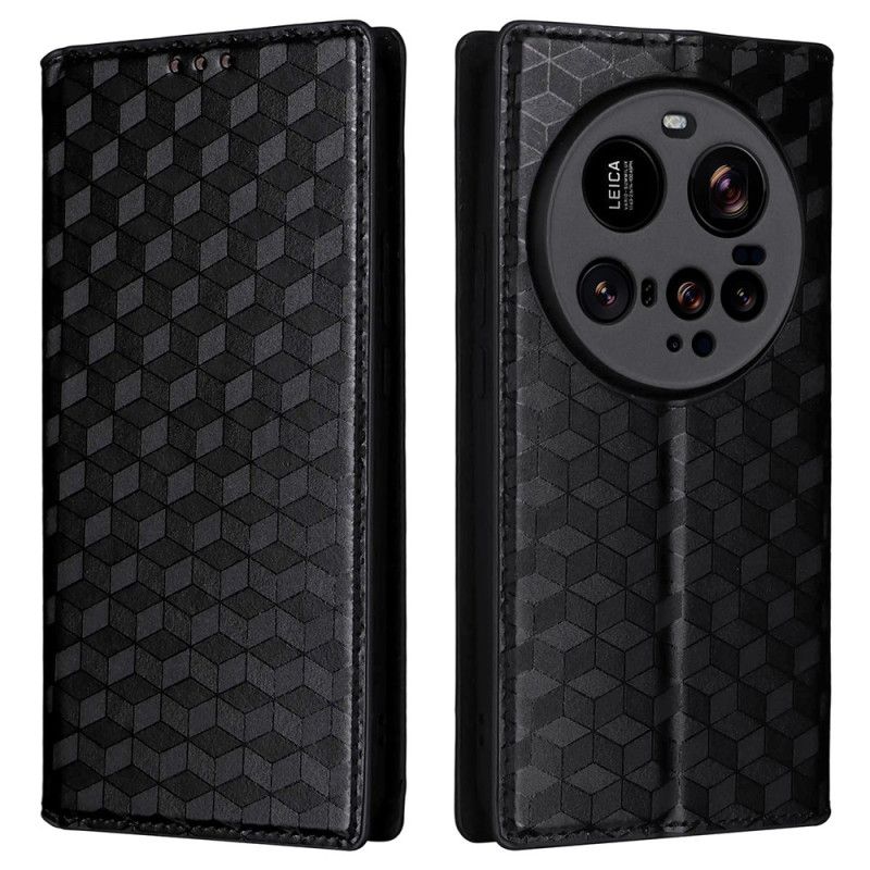 Nahkakotelo Xiaomi 15 Ultra 3d-timantit Suojakuori