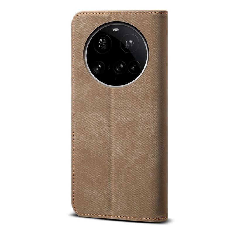 Nahkakotelo Xiaomi 15 Ultra Farkkukangas