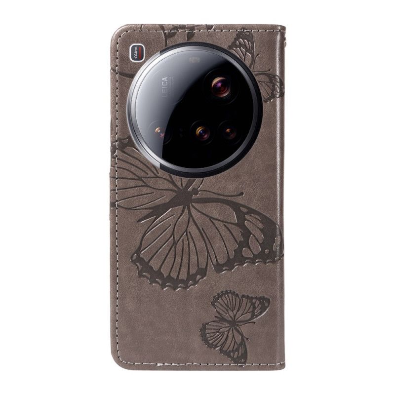 Nahkakotelo Xiaomi 15 Ultra Jättiläisperhoset