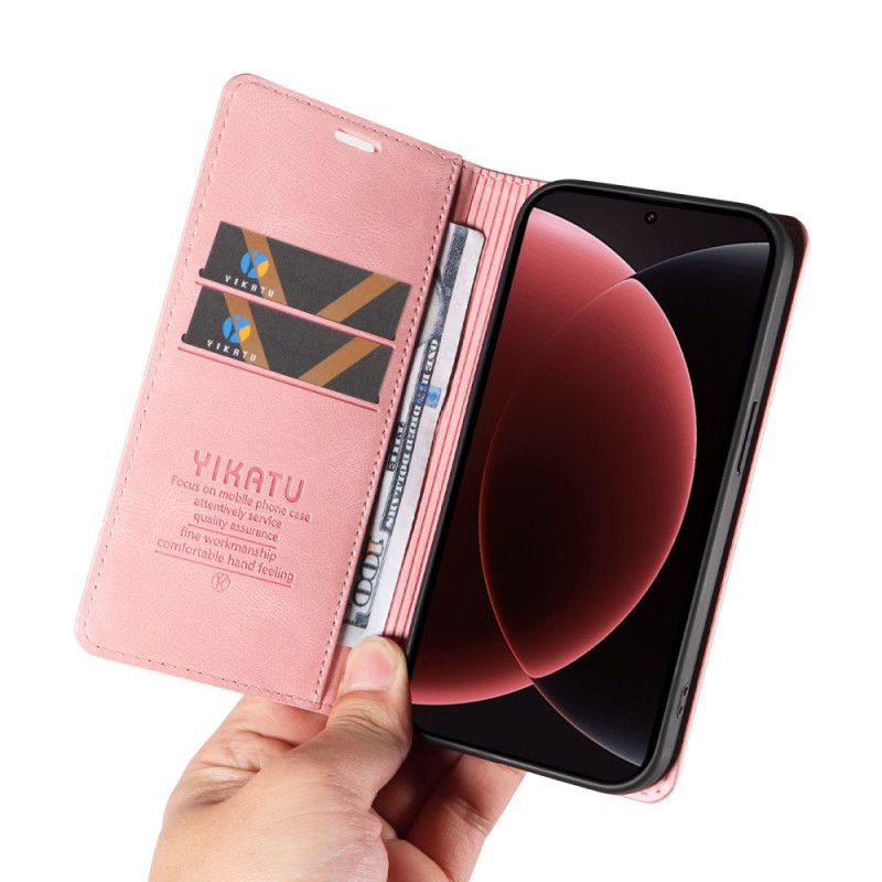 Nahkakotelo Xiaomi 15 Ultra Vintage-tyylinen Ykatu Suojakuori