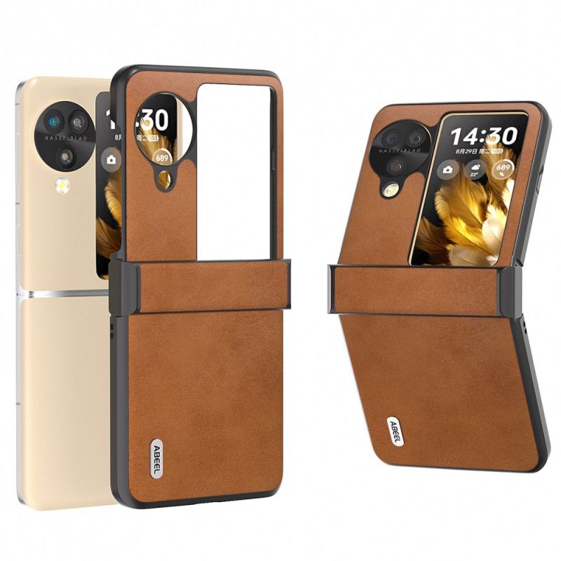 Kuori Oppo Find N3 Flip Abeel-nahkaefekti