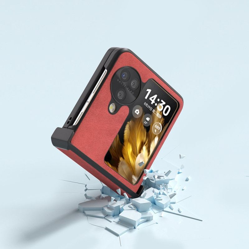 Kuori Oppo Find N3 Flip Abeel-nahkaefekti