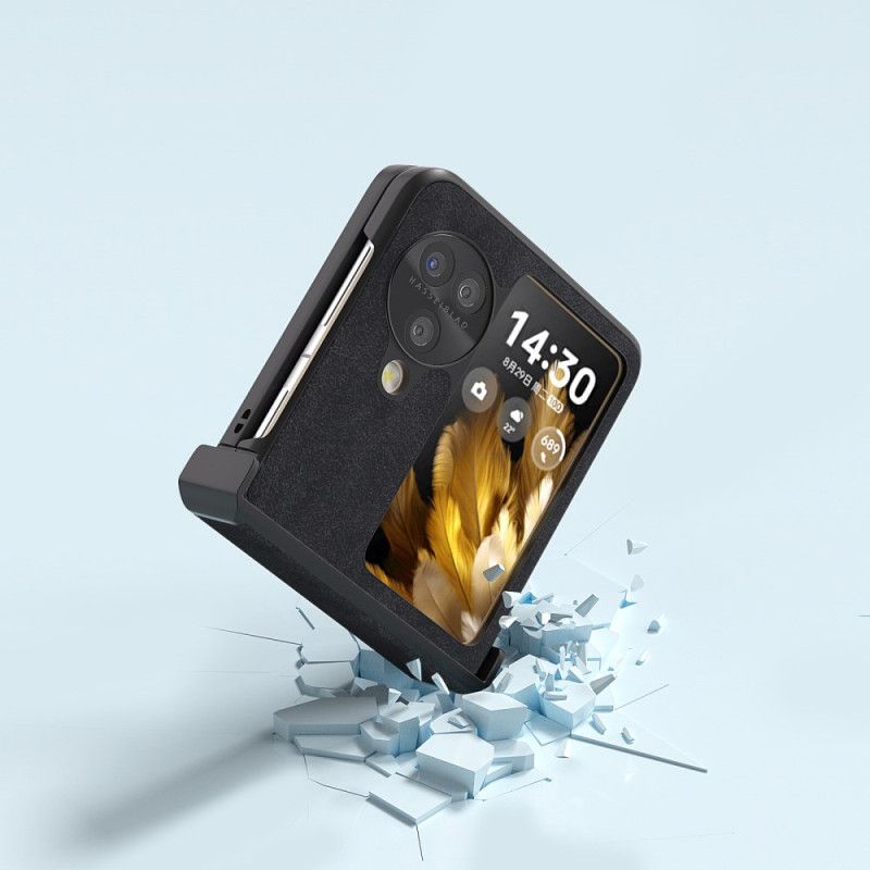 Kuori Oppo Find N3 Flip Retro-nahkatyylinen Abeel Suojakuori