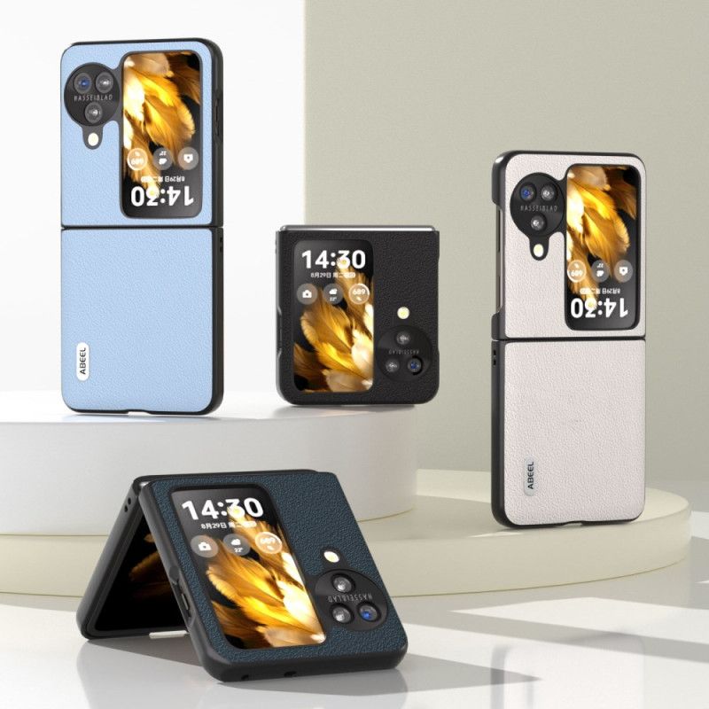 Puhelinkuoret Oppo Find N3 Flip Abeel-teksturoitu Nahkatyyli