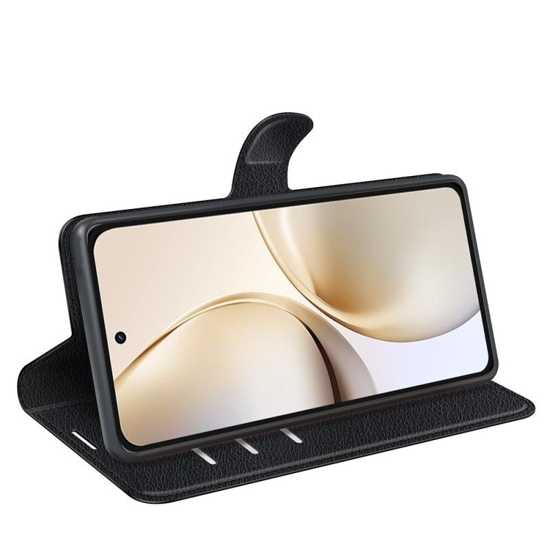 Kotelot Realme 14 Pro Plus 5g Klassinen Litsikuvioinen Tekonahka