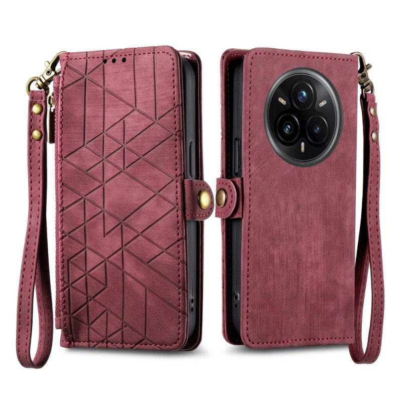 Kotelot Realme 14 Pro Plus 5g Viivamainen Lompakko Suojakuori