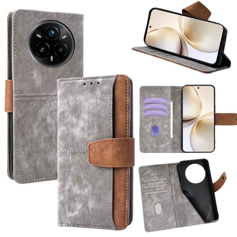 Kotelot Realme 14 Pro Plus 5g Vintage-tyylinen Rfid-suojattu Lompakko Suojakuori