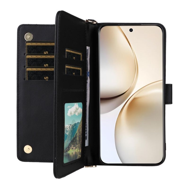 Nahkakotelo Realme 14 Pro Plus 5g Premium Olkahihnalla Ja Hihnalla