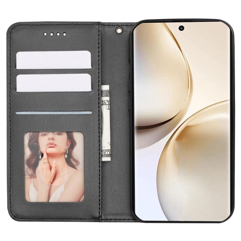 Nahkakotelo Realme 14 Pro Plus 5g Puhelinkuoret Ruutukuvioinen Hihna