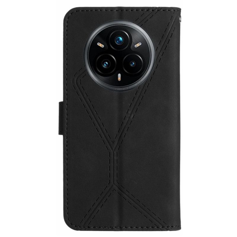 Nahkakotelo Realme 14 Pro Plus 5g Viivat Ja Raidat