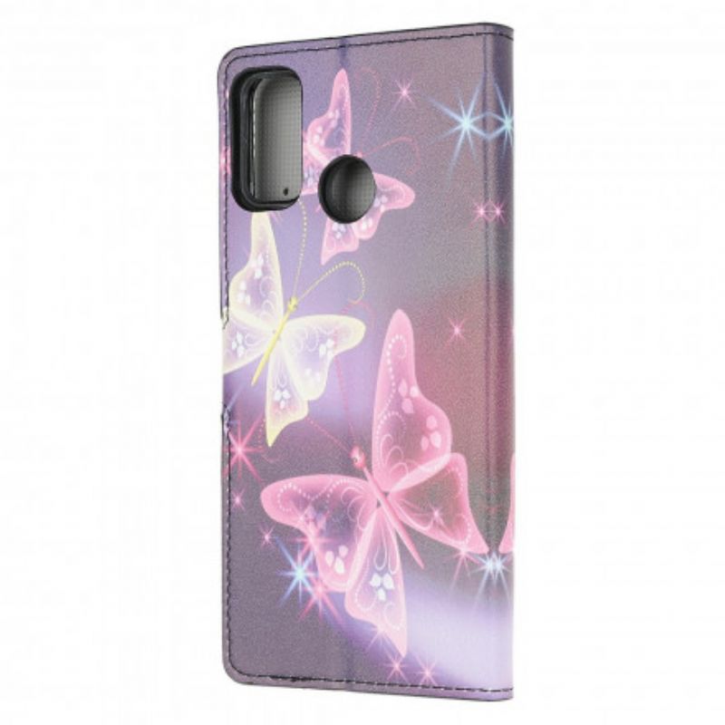 Flip Kotelot Moto G30 / G10 Butterfly Color Suojakuori