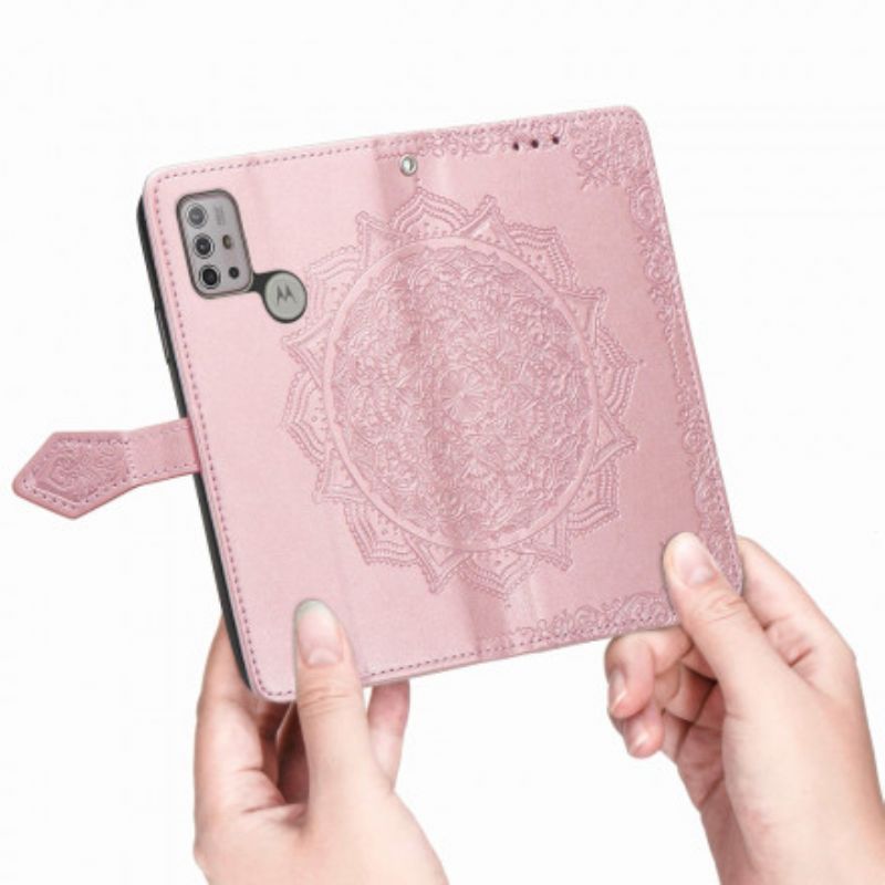 Flip Kotelot Moto G30 / G10 Mandala-keskiaika