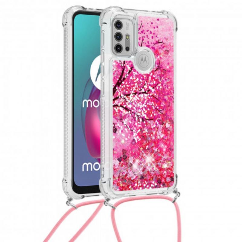 Kuori Case Moto G30 / G10 Puhelinkuoret Johdollinen Glitter Tree
