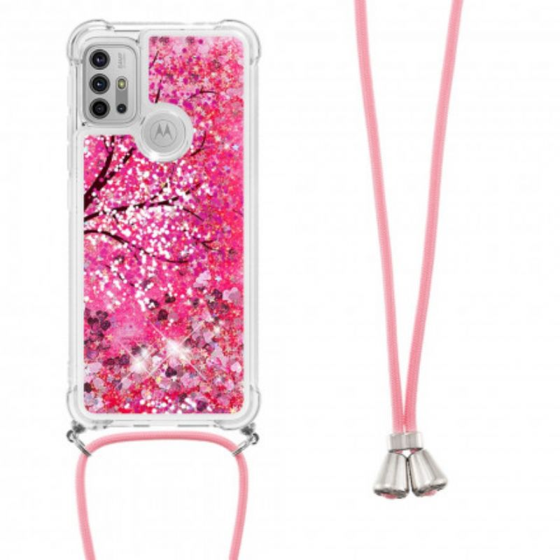 Kuori Case Moto G30 / G10 Puhelinkuoret Johdollinen Glitter Tree