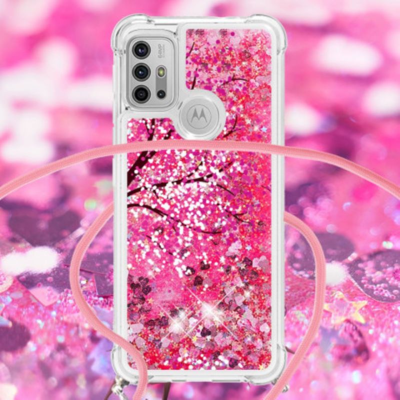 Kuori Case Moto G30 / G10 Puhelinkuoret Johdollinen Glitter Tree