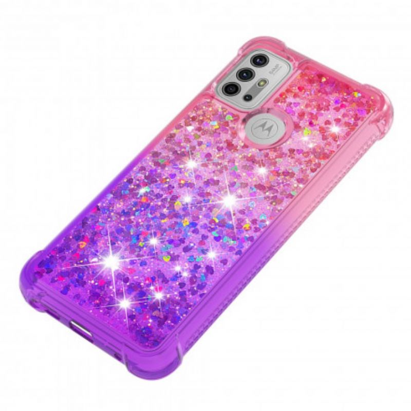Kuori Moto G30 / G10 Glitter Colors Suojakuori