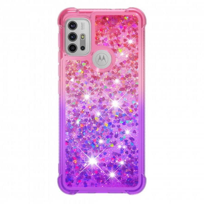 Kuori Moto G30 / G10 Glitter Colors Suojakuori
