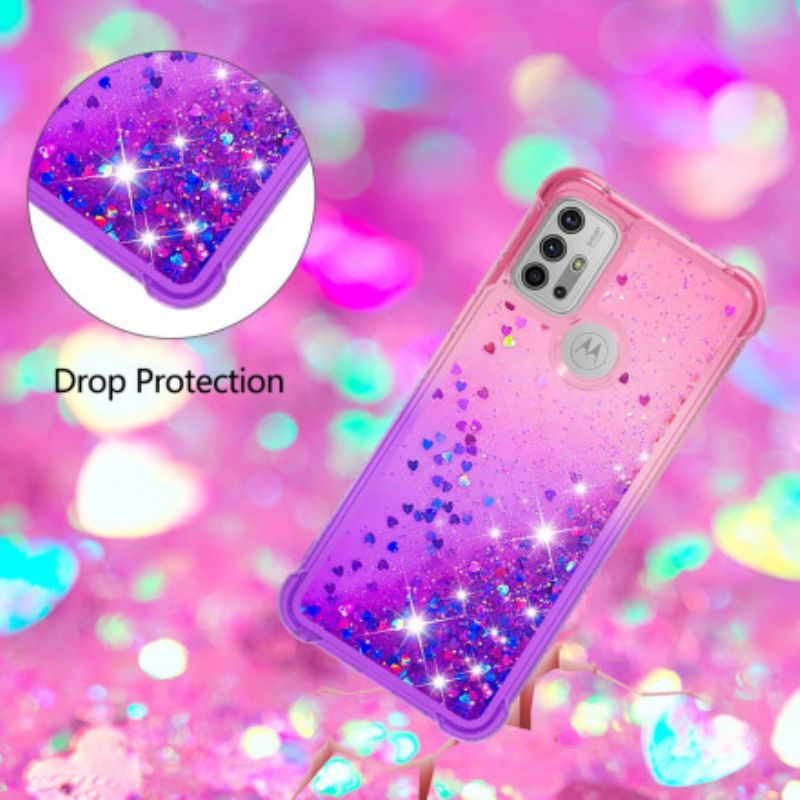 Kuori Moto G30 / G10 Glitter Colors Suojakuori