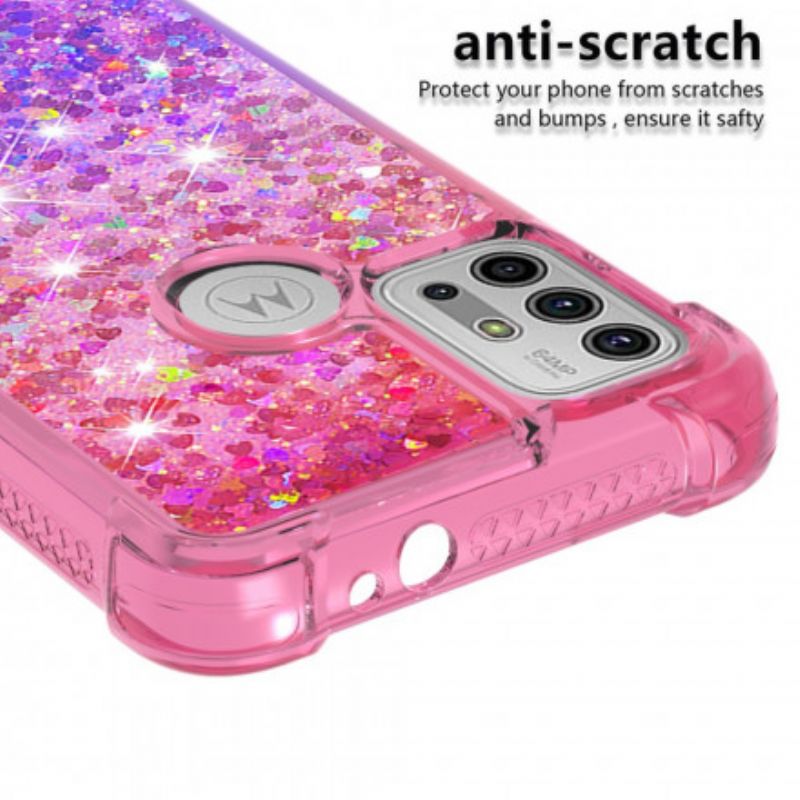 Kuori Moto G30 / G10 Glitter Colors Suojakuori