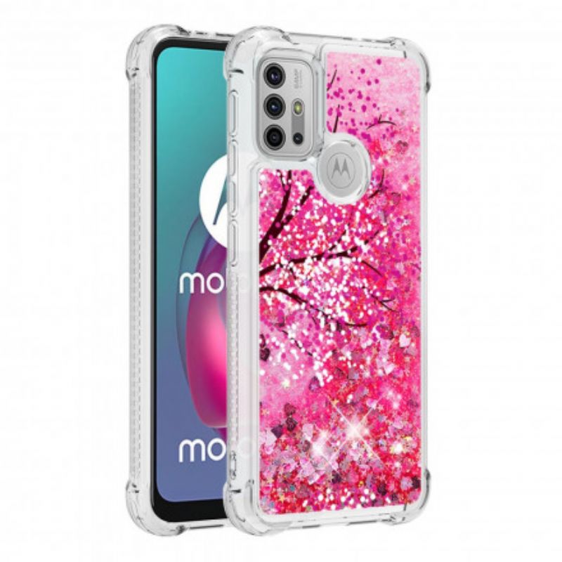 Kuori Moto G30 / G10 Glitter Tree