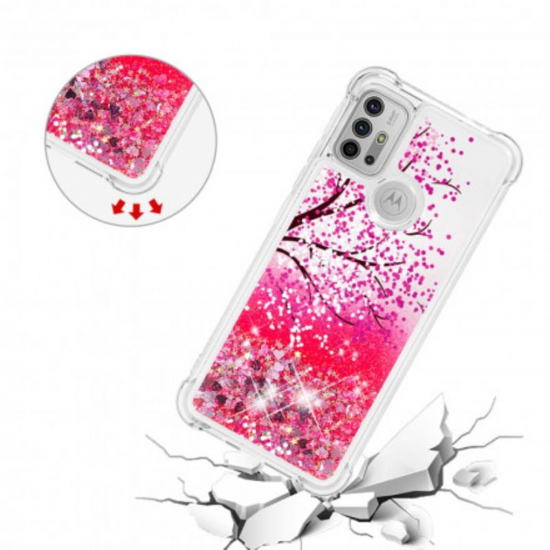 Kuori Moto G30 / G10 Glitter Tree