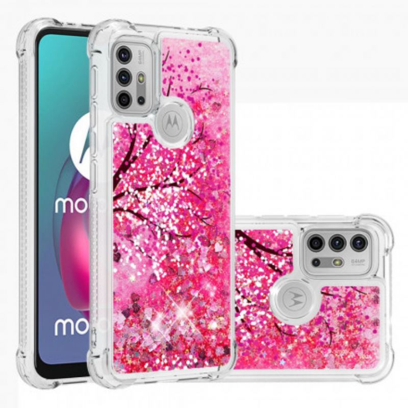Kuori Moto G30 / G10 Glitter Tree