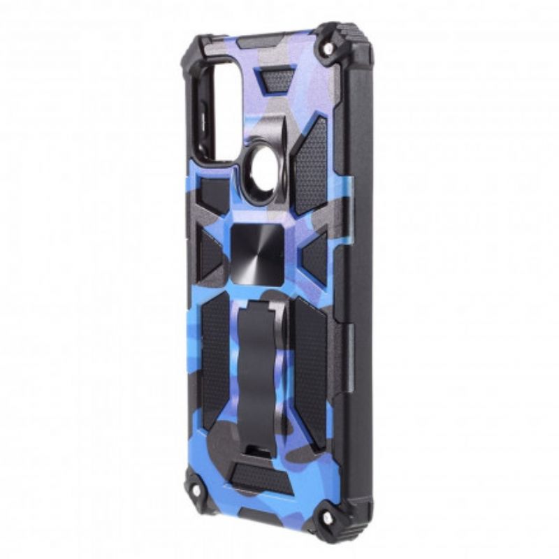 Kuori Moto G30 / G10 Naamiointi Irrotettava Tuki